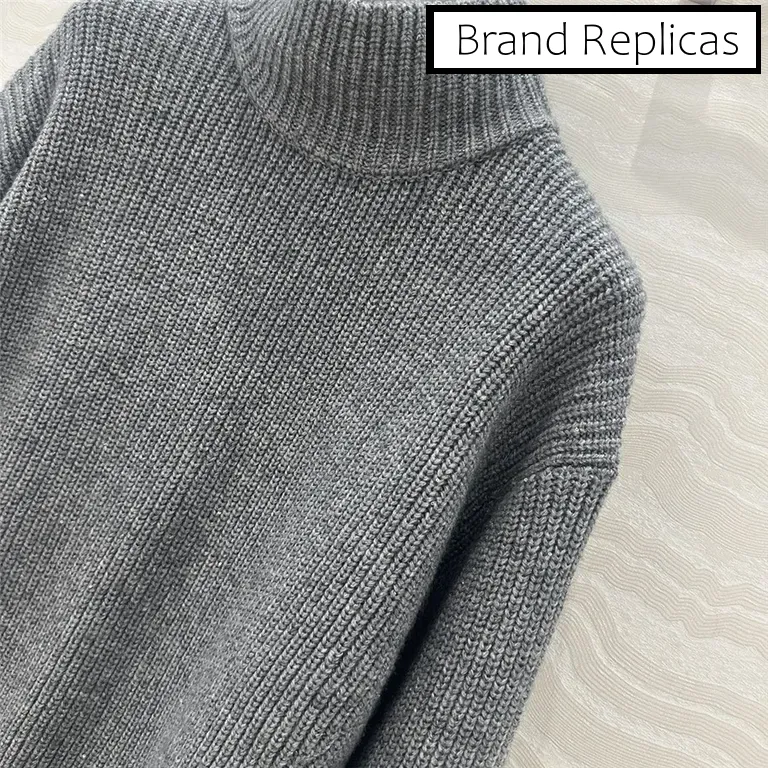 BC Turtleneck Cashmere Sweater Grey